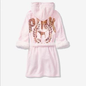 Victoria secret pink bling robe